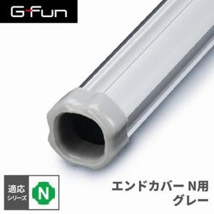 G-Fun Nシリーズ エンドカバー N用 グレー DIY アルミ パーツ 収納 棚 ワゴン デスク 車内 SGF-0076 SUS GFun メーカー直送｜sake-premoa