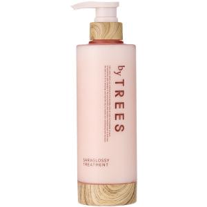 トリートメント byTREES バイツリーズ さらグロッシートリートメント 本体ポンプ 450mL 無添加 ヘアケア うるおい 保湿 ボーテドモード｜sake-premoa