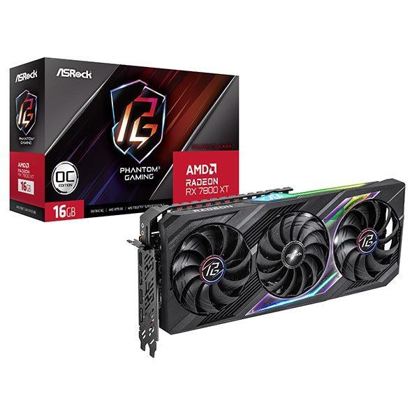 ASRock RX7800XT PG 16GO Radeon RX 7800XT Phantom G...