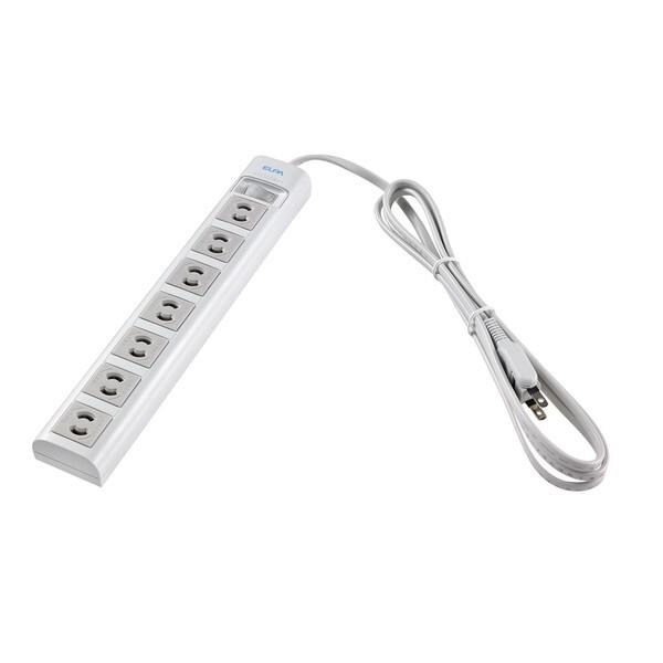 ELPA WBN-S7202B(G) OAマルチタップ 7個口 2m