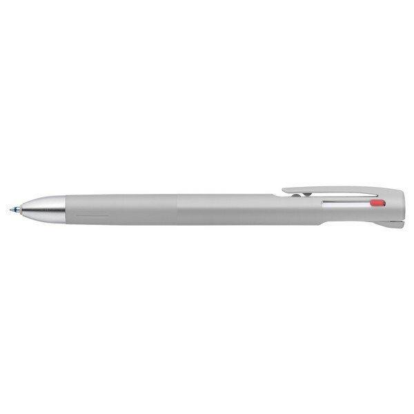 ゼブラ ブレン3C0.5 グレー B3AS88-GR 3色ボールペン(0.5mm)