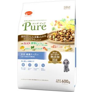 日本ペットフード コンボ ピュア ドッグ 野菜・厳選チーズ入り 600g｜sake-premoa