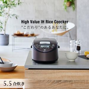 炊飯器 5.5合炊き タイガー TIGER 炊きたて IH JPW-C100TD ダークブラウン IH炊飯器