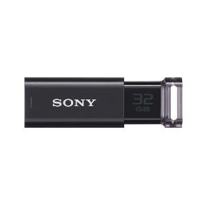SONY USM32GU (B) ブラック ポケットビット USBメモリー 32GB メーカー直送｜sake-premoa