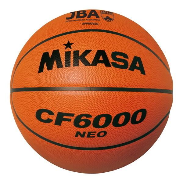 MIKASA CF6000-NEO バスケット6号 検定付練習球 天然皮革 茶