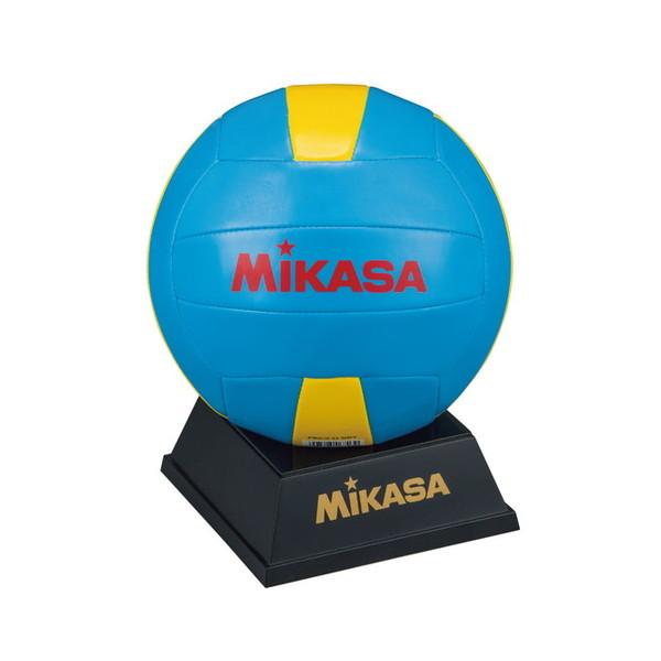 MIKASA PKC2-D-SBY 記念品用マスコットドッジボール 架台付 サックスブルー