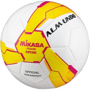 FS454B-YP ALMUNDO フットサルボール レジャー用 4号球 手縫い MIKASA ミカサ 一般・大学・高校・中学生用 イエロー/ピンク｜総合通販PREMOA Yahoo!店