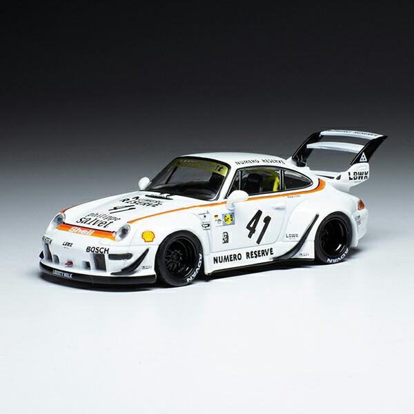 イクソモデル RWB 993 LBWK ホワイト MOC322 ミニカー 1/43 IXOモデル キ...