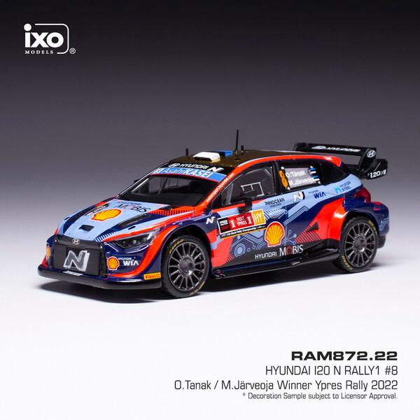 イクソモデル ヒョンデ i20 N RALLY1 2022年イープルラリー 優勝 #8 O.Tana...