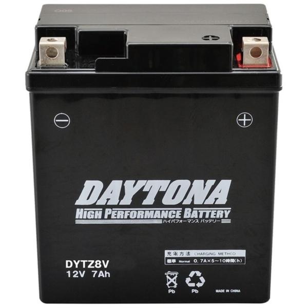 デイトナ D95390 バイク用 バッテリー DYTZ8V ハイパフォーマンス 液入り充電器済 メン...