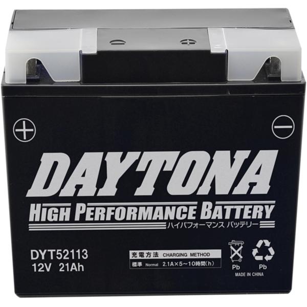 デイトナ D95944 バイク用 バッテリー DYT52113 ハイパフォーマンス 液入り充電器済 ...