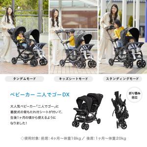 二人乗りベビーカー カトージ 二人でゴーDX ...の詳細画像3