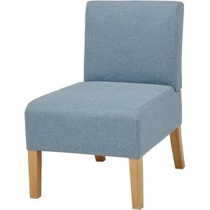 萩原 FL-8614NA-BL ダイニングソファ1P ブルー メーカー直送