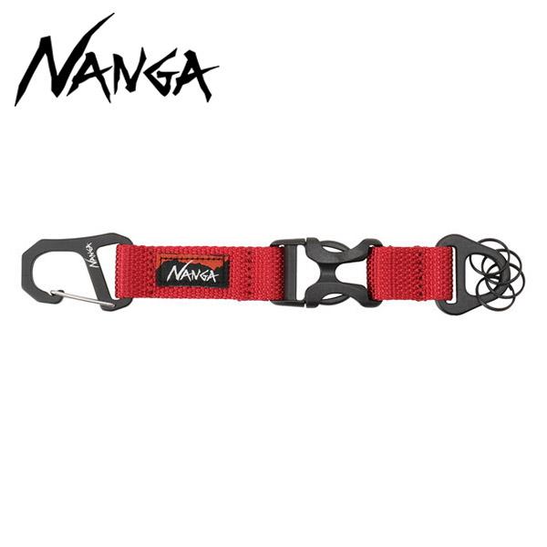 NANGA ナンガ CARABINER KEY HOLDER RED FREE NA2443-1Z1...