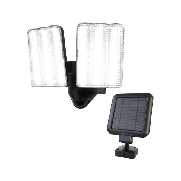 大進 DLS-17T200 ソーラー充電式LEDソーラーセンサーライト2灯