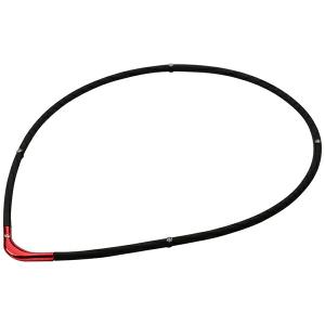 RAKUWA 磁気チタンネックレスS II LIMITED MODEL ブラック×レッド