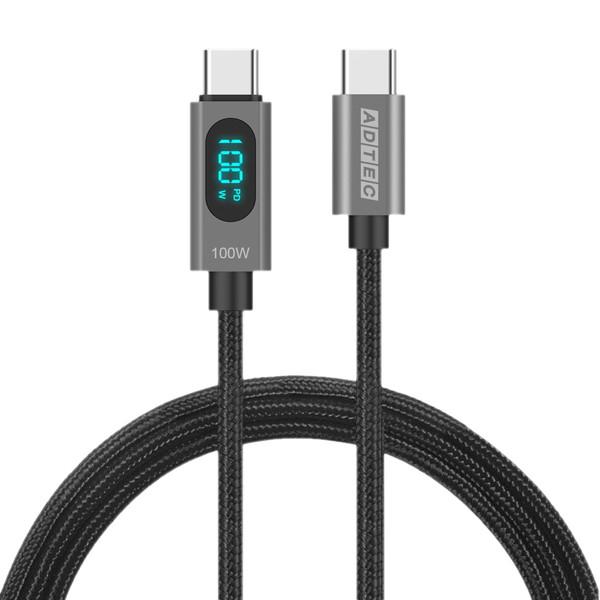 APC-V1210CC-U2-LEDD ADTEC USB Type-C to C ケーブル (スマ...