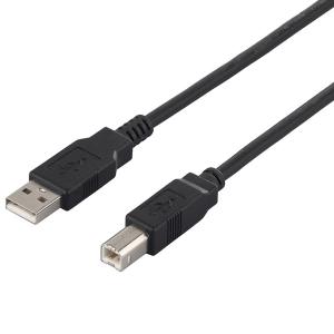 BUFFALO BU2ABK05BK USB2.0 A to B 環境対応ケーブル 0.5m ブラック｜sake-premoa