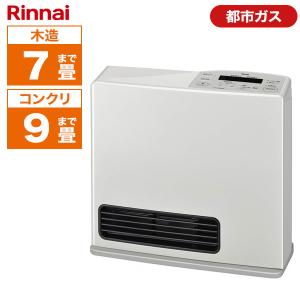 ガスファンヒーター Rinnai スタンダード Standard RC-Y2402PE-13A ホワイト 都市ガス12A・13A用 木造7畳/コンクリ9畳まで｜sake-premoa