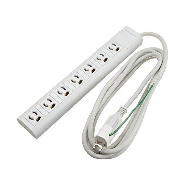 マルチタップ ELECOM エレコム T-ECOY053NDA RoHS対応 雷サージ ぬけ止め 3...