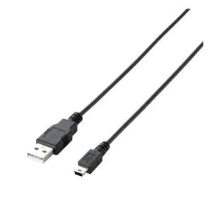 ELECOM U2C-JM05BK ブラック エコUSB2.0ケーブル(0.5m/A-miniBタイプ)｜sake-premoa