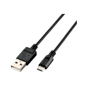 USBケーブル ELECOM エレコム U2C-JAMB03BK microUSBケーブル USB2.0 エコパッケージ 0.3m ブラック｜sake-premoa