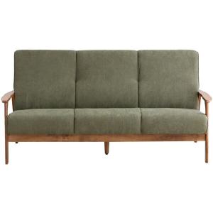 54681270 リガラ 3Pソファ GR 東馬 グリーン メーカー直送