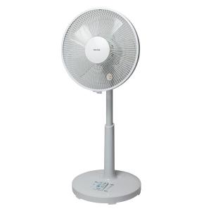 扇風機 DCモーター 風量6段階 リビング扇風機 テクノス DCモーター搭載 リモコン付き TEKNOS KI-327DC(W) ホワイト