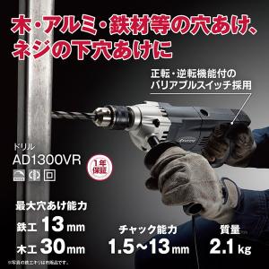 HiKOKI（ハイコーキ） 工機ホールディングス 変速ドリル D13VF 鉄工