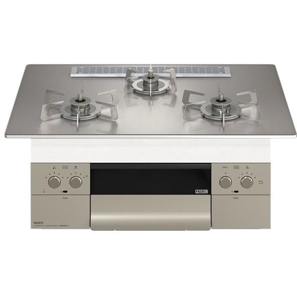 NORITZ N3WU2PWASKSTESC-13A Orche S-FLAT ビルトインガスコンロ...