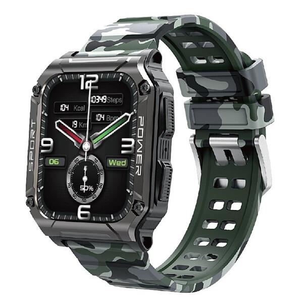 スマートウォッチ スマートR F-13 カモフラージュ 腕時計 時計 レディース メンズ 歩数計 防...
