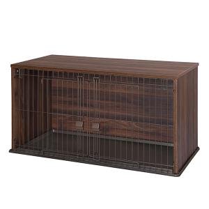 リッチェル（Richell） 木製お掃除簡単ペットサークル 120-60 ダーク