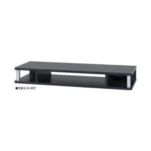 ハヤミ工産 KF-860 ブラック TIMEZ 壁寄せテレビスタンド(〜65V型対応