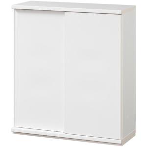 白井産業 PTS-8590D WH カウンター下ラックピタシエ 開き戸タイプ幅
