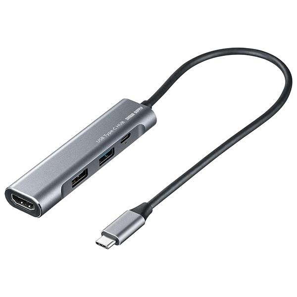 SANWA SUPPLY USB-3TCH37GM HDMIポート付 USB Type-Cハブ