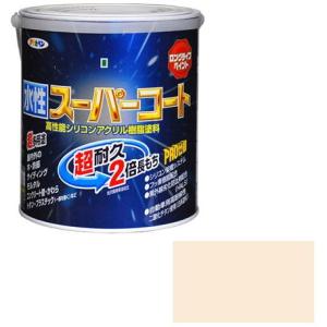 アサヒペン 水性スーパーコート 1.6L (ミルキーホワイト)｜sake-premoa