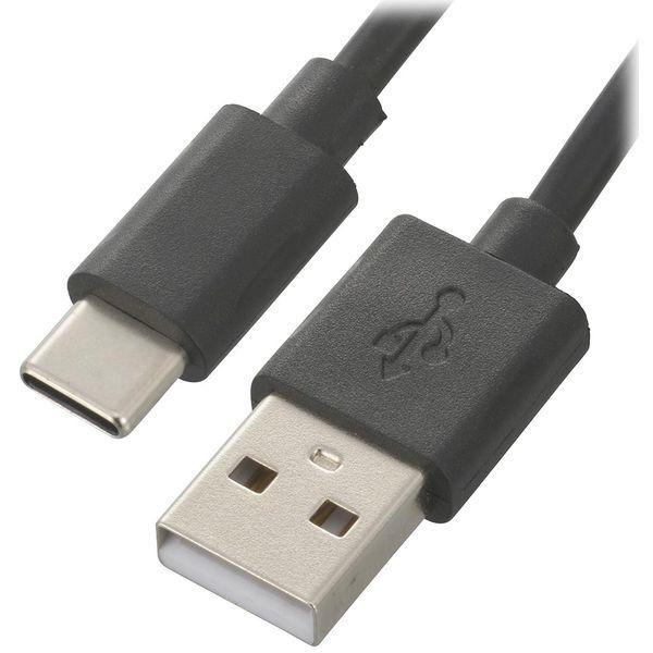 オーム電機 SMT-LC1M-K USBケーブル2.0 タイプA-タイプC 1m