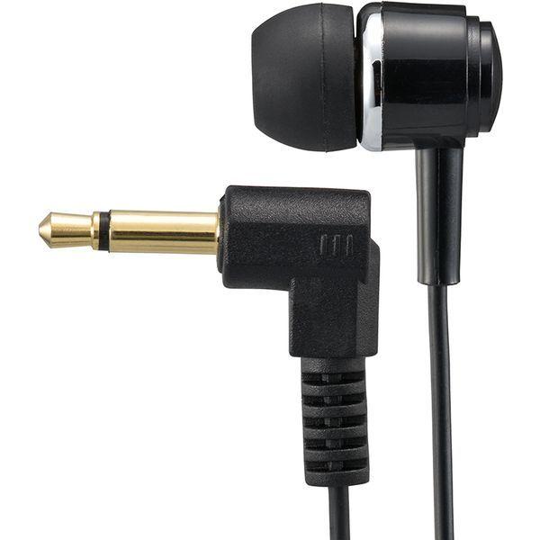 オーム電機 EAR-C112N AudioComm 片耳ラジオイヤホン モノラル 耳栓型 1m