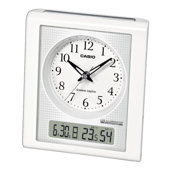 CASIO カシオ 目覚まし時計 電波置時計 電波時計 置時計 置き時計 クロック アナログ TQT...