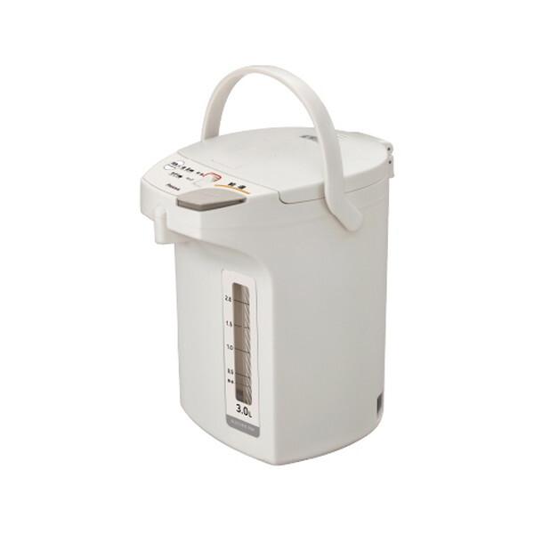 ピーコック WMS-30 ライトグレー 省エネタイプ 電動給湯式電気ポット (3.0L)