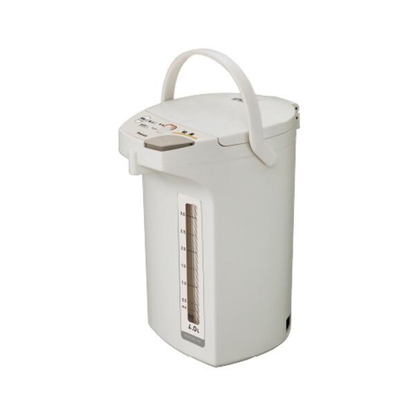 ピーコック WMS-40 ライトグレー 省エネタイプ 電動給湯式電気ポット (4.0L)