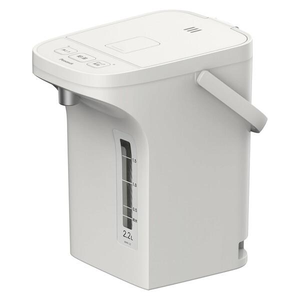 ピーコック WMR-22 WH アッシュホワイト 電気ポット (電動給湯式 早沸きタイプ) 2.2L