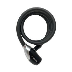 その他 123456 サギサカ ディンプルケーブルロック 90cm ブラック 43456 SAGISAKA