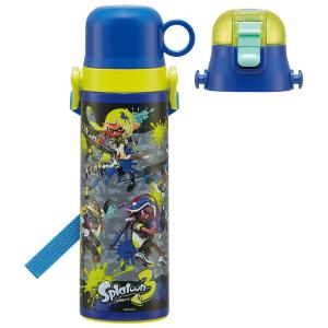 スケーター SKDC6 スプラトゥーン3 子供用 2WAY ステンレス水筒 直飲み 580ml コップ飲み 570ml 子供に優しい軽量タイプ