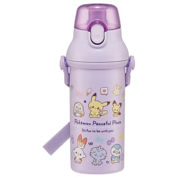 スケーター PSB5SANAG ポケモン ポケピース 子供用 プラ水筒 480ml ワンプッシュタイ...