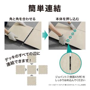 人工芝 ジョイント パネル タイル 9枚組 庭...の詳細画像3