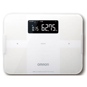 新品 OMRON 体重体組成計 HBF-227T-SW Karada Scan 227T オムロン Bluetooth データー通信 カラダスキャン ホワイト 苫小牧西店 カラダスキャン * オムロン【HBF-227T（-SBK/-SW）シャイニーブラック