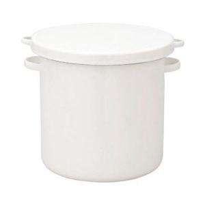 無印良品 ラウンド 琺瑯 ホーロー 野田琺瑯（noda horo） ラウンドストッカー27cm 15L ホーロー容器 WRS