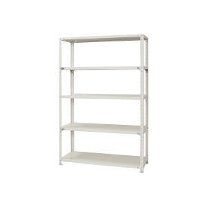 キタジマ 51010602501 スチールラック NC1200-18-5段 ホワイト