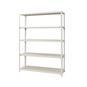 キタジマ 51010602501 スチールラック NC1200-18-5段 ホワイト